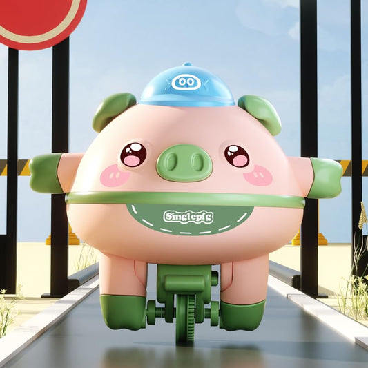 GOLU the gyro piggy -Walking Tumbler Pig Walking Tightrope for Children